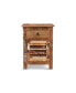 Фото #1 товара Artisan-Crafted Side Table With Drawer And Cabinet