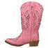 Roper Riley Glitz Tooled Inlay Snip Toe Cowboy Womens Pink Casual Boots 09-021- 10.5 - фото #3