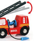 Фото #4 товара Игрушечный поезд для детей Brio Поезд пожарной службы (33542)