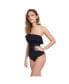 ფოტო #3 პროდუქტის Women's Tutti Frutti one shoulder ruffle tankini swim top