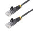 Фото #2 товара StarTech.com 1 m CAT6 Cable - Slim - Snagless RJ45 Connectors - Black - 1 m - Cat6 - U/UTP (UTP) - RJ-45 - RJ-45
