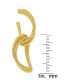 Фото #3 товара Серьги Macy's Dangle Swirl Gold Plated