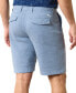 Men's Beach Coast Flat-Front Yarn-Dyed 10" Shorts