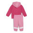 Фото #2 товара Спортивный костюм для малышей PUMA TwoPiece Minicats Colorblock Full Zip Jacket & Joggers Set Toddler Girls 21 - розовый
