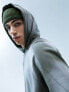 Фото #3 товара ASOS DESIGN oversized zip through hoodie in washed grey