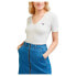 ფოტო #2 პროდუქტის LEE L49FIPNQ short sleeve v neck T-shirt