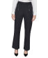 ფოტო #1 პროდუქტის Faux-Zipper Mid-Rise Straight-Leg Ponte Pants