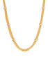 Gold-Tone Station Dainty and Delicate Chain Necklace