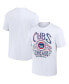 Фото #1 товара Men's Darius Rucker Collection by White Chicago Cubs Distressed Rock T-shirt
