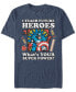 Фото #1 товара Marvel Men's Comic Collection Vintage Teacher Captain America Short Sleeve T-Shirt
