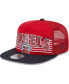 ფოტო #1 პროდუქტის Men's Red Los Angeles Angels Speed Golfer Trucker Snapback Hat