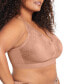 ფოტო #3 პროდუქტის Plus Size Full Figure Bramour Lexington Lace Plunge Wireless Bralette 7013