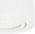 Фото #7 товара KYOTECH LED Surface-Mounted Ceiling Light Flat Swivelling 230 V Ceiling Light Including Replaceable 5 W GU10 Bulb 3000 K Warm White Diameter 80 x 84 mm LED Surface-Mounted Downlight White Round [Energy Class F]