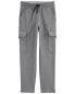 Фото #1 товара Kid Solid Fleece Pants - Gray 14