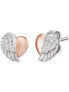 Фото #1 товара Engelsrufer Ear Studs Heart Wings ERE-LILHEARTWING-BI