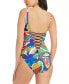 ფოტო #2 პროდუქტის Women's The Mix Lace-Down One-Piece Swimsuit