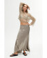 ფოტო #3 პროდუქტის Women's Asymmetrical Long Skirt