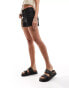 Фото #2 товара ASOS DESIGN denim comfort mom short in wash black