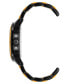 ფოტო #2 პროდუქტის Women's Analog Black Alloy with Orange Silicone Center Link Bracelet Watch, 40mm