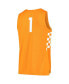 Фото #4 товара Unisex 1 Tennessee Orange Tennessee Volunteers Replica Basketball Jersey