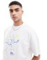 Фото #3 товара ASOS DESIGN oversized t-shirt in white with front print