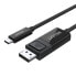 Фото #1 товара Универсальный кабель USB-C-DisplayPort Unitek V1146A Чёрный 1,8 m