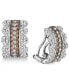 ფოტო #4 პროდუქტის Nude Diamond (1 ct. t.w.) & Chocolate Diamond (1 ct. t.w.) Hoop Earrings in 14k White Gold