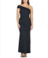 Фото #1 товара Women's Party One Shoulder Rouched Maxi Dress