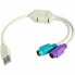Фото #1 товара USB-адаптер 3GO C101 Серый MINI-Din (PS/2)