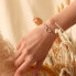 Silver bracelet with genuine diamond Flora DL590
