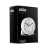 Braun BC01W - Quartz alarm clock - Round - White - Analog - Battery - AA