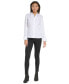 Фото #4 товара Классическая женская рубашка Calvin Klein хлопковая, с трикотажной спинкой и рукавами