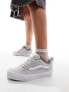 Фото #2 товара Vans Knu Skool Chunky Trainer in grey and silver