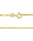 ფოტო #4 პროდუქტის Square Snake Link 18" Chain Necklace in 18k Gold-Plated Sterling Silver, Created for Macy's