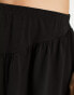 Фото #2 товара Noisy May low waisted ruffle mini skirt in black