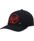 Big Boys Black Seven Points Flex Hat