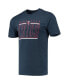 Men's Red, Navy Minnesota Twins Meter T-shirt and Shorts Sleep Set