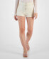Фото #1 товара Women's Marissa Faux-Leather Lace-Up Shorts