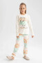 Kız Çocuk Looney Tunes Uzun Kollu Pijama Takımı