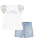 ფოტო #1 პროდუქტის Toddler Girls Puff Sleeves Peasant Blouse