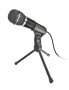 Фото #1 товара Микрофон Trust 21671 "PC microphone" - Проводной - 3,5 мм (1/8") - Черный - 2,5 м - 147 г