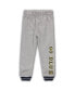 Фото #3 товара Toddler Boys Navy and Heathered Gray Michigan Wolverines Poppies Hoodie and Sweatpants Set