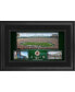 Фото #1 товара Green Bay Packers Framed 10" x 18" Stadium Panoramic Collage with Game-Used Football - Limited Edition of 500