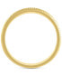 ფოტო #4 პროდუქტის Raised Textured Multirow Stackable Band in 14k Gold