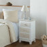 Nightstand Alexandra House Living White 30 x 64 x 40 cm