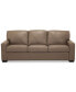 Фото #6 товара Ennia 82" Leather Sofa, Created for Macy's