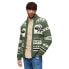 SUPERDRY Chunky Knit Patterened Full Zip Sweater