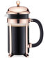 Фото #1 товара Classic Chambord Copper 8 Cup French Press Coffee Maker