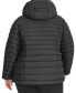 Фото #2 товара Plus Size Hooded Packable Puffer Coat, Created for Macy's