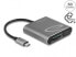 Фото #1 товара Delock 91000 - CFexpress,SD - Grey - 10000 Mbit/s - Aluminium - Access - Power - USB 3.2 Gen 2 (3.1 Gen 2) Type-C